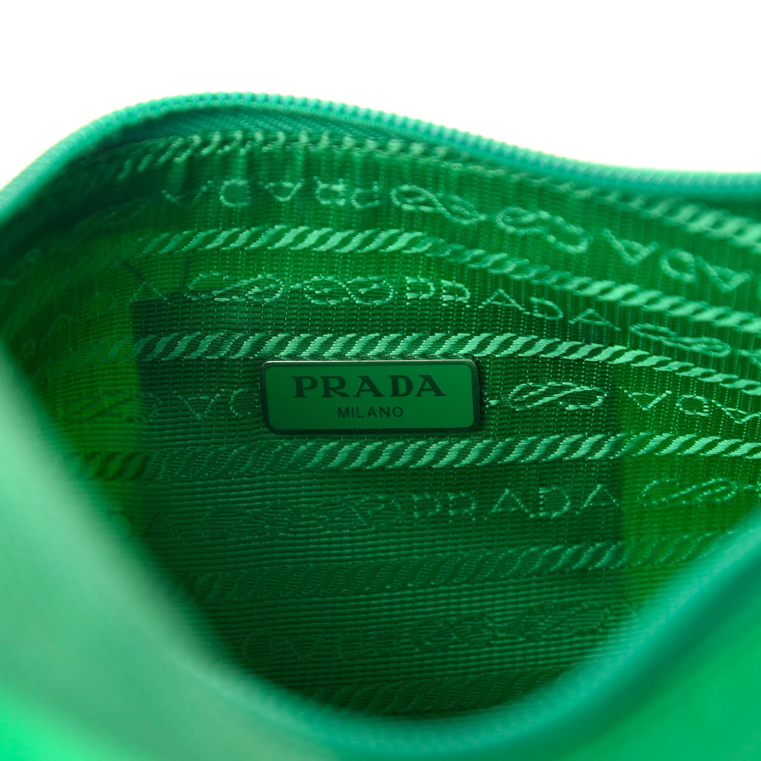 Prada Tessuto Nylon Mini Re-Edition 2000 Bag Menta 8 of 11