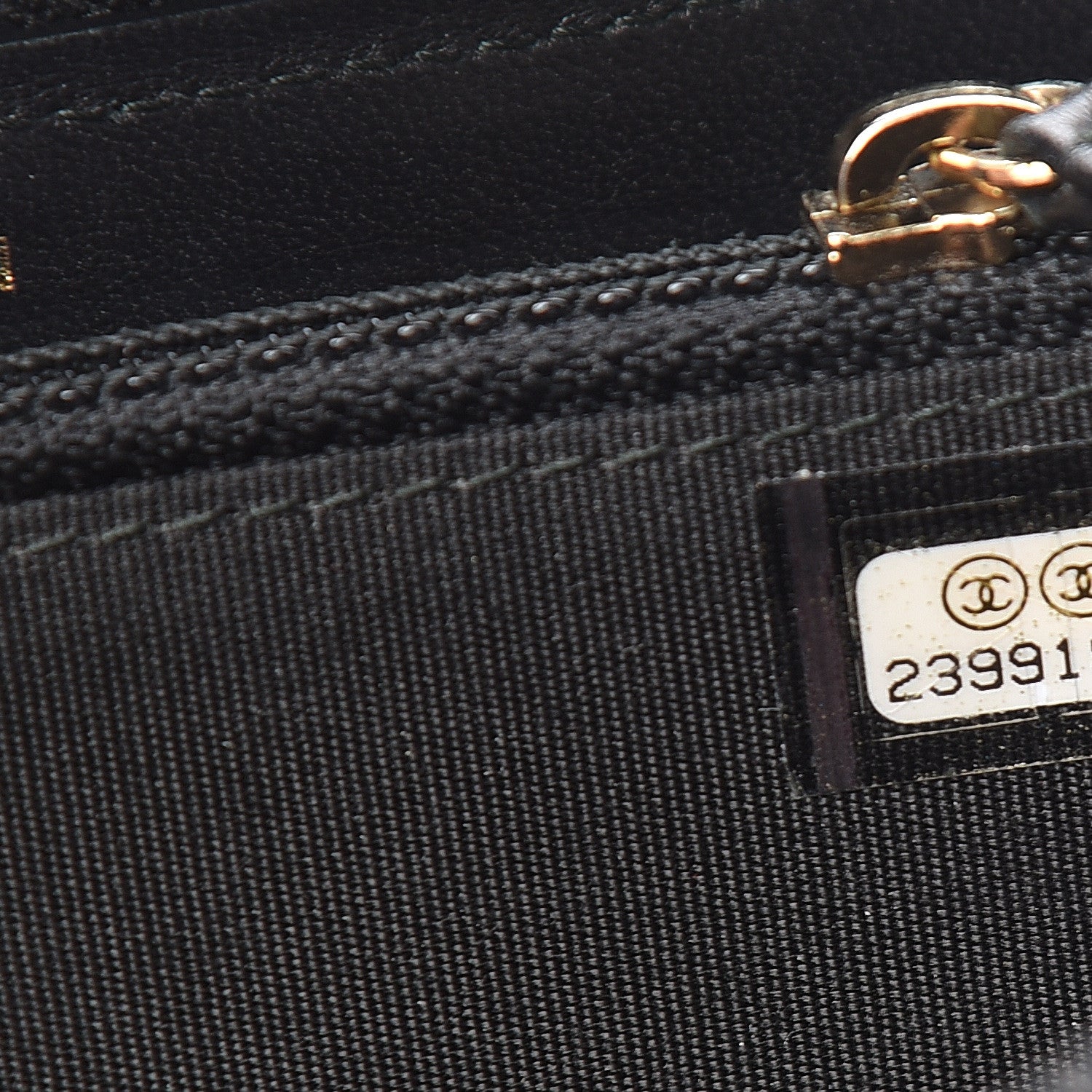 Chanel Lambskin Quilted Small Boy Zip Around Wallet Black 8 of 13