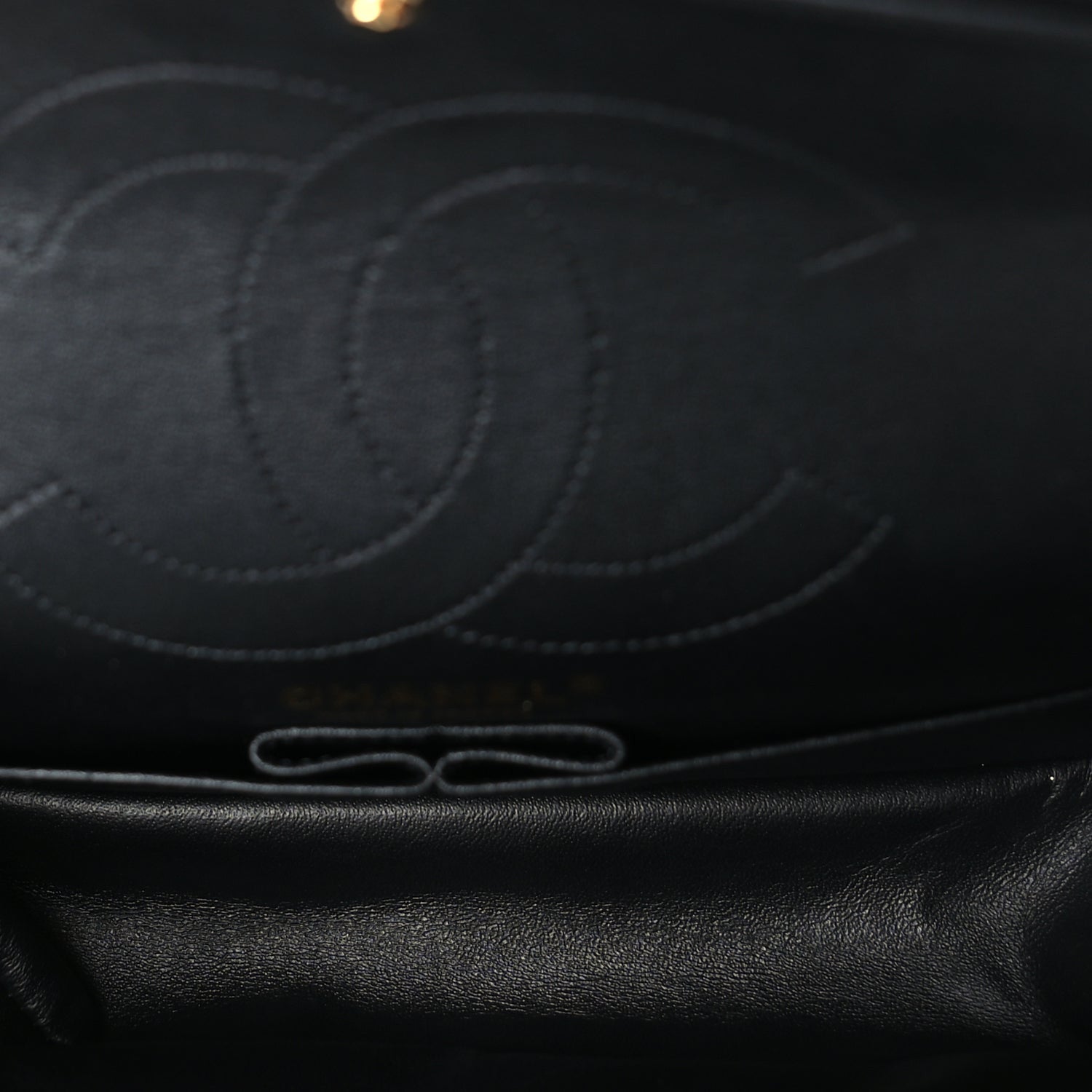 Chanel Calfskin Quilted Spoon Charms Brasserie 2.55 Reissue 225 Flap  Black 4 of 9