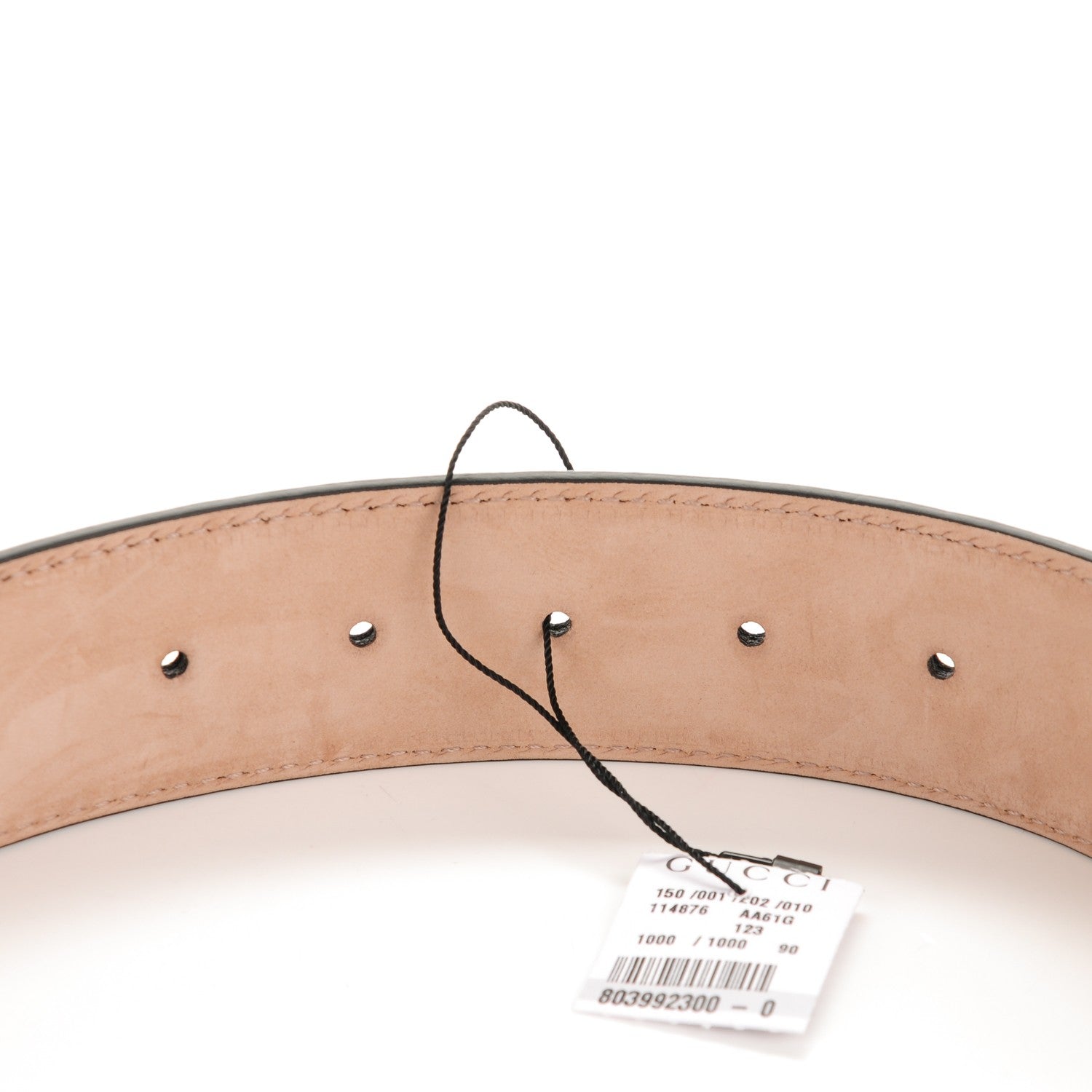 Gucci Guccissima Interlocking G Belt 90 36 Black 4 of 5