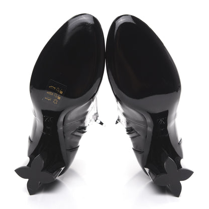 Louis Vuitton Patent Silhouette Ankle Boots 38 Black 5 of 7