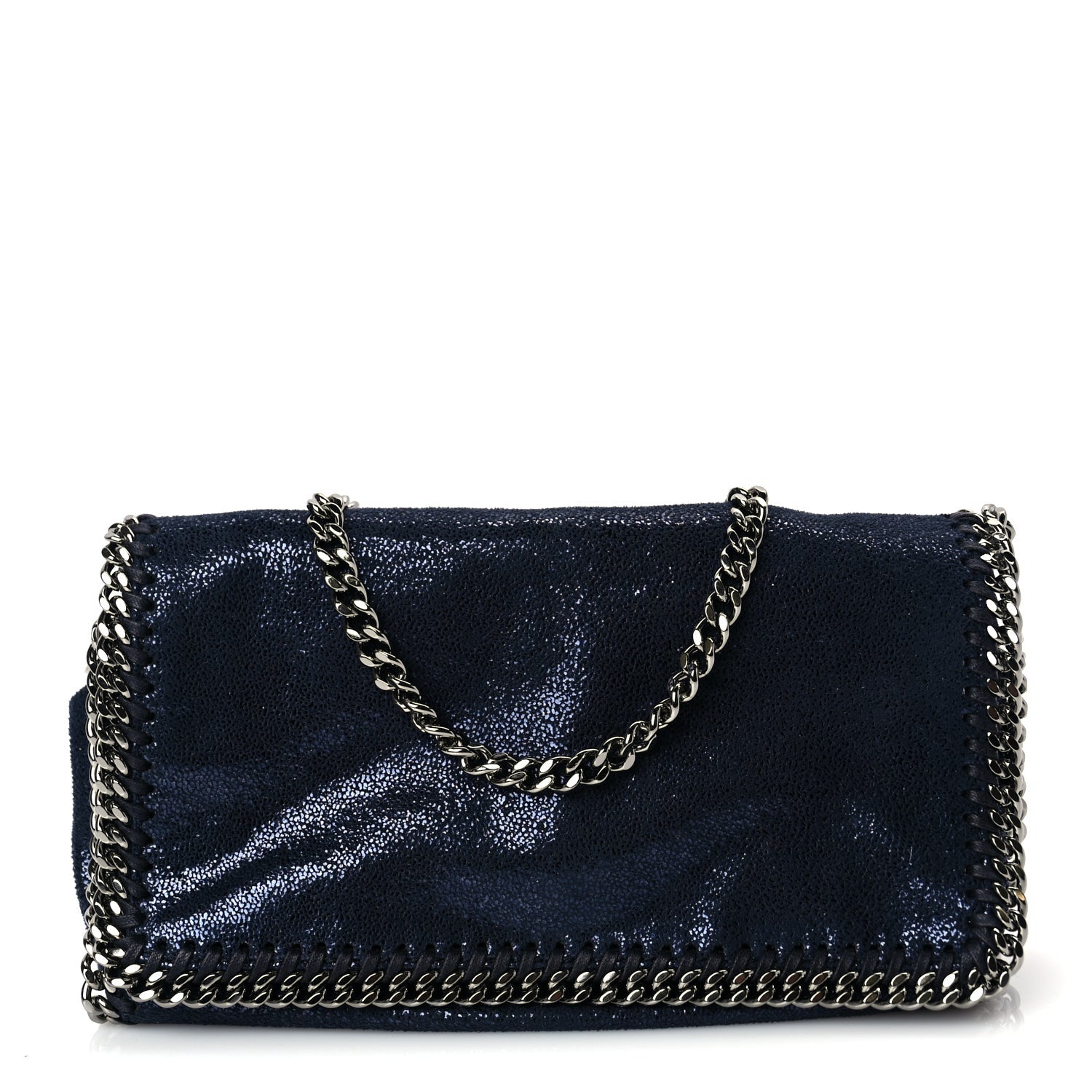 Stella McCartney Shaggy Deer Falabella Crossbody Bag Lapis Navy 1 of 8