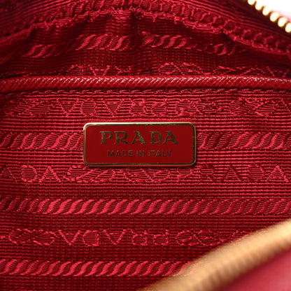 Prada Saffiano Lux Small Camera Crossbody Bag Fuoco 5 of 8