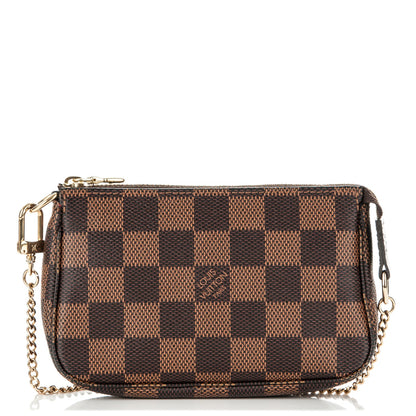Louis Vuitton Damier Ebene Mini Pochette Accessories 1 of 7