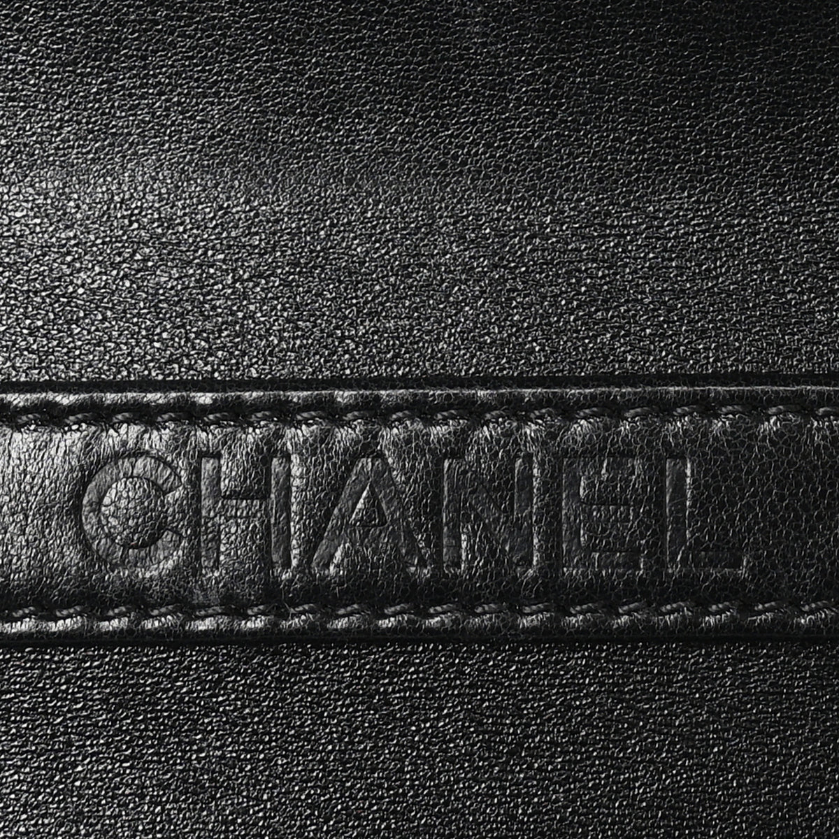 Lambskin Quilted Mini Pearl Stitched Top Handle Flap Black
