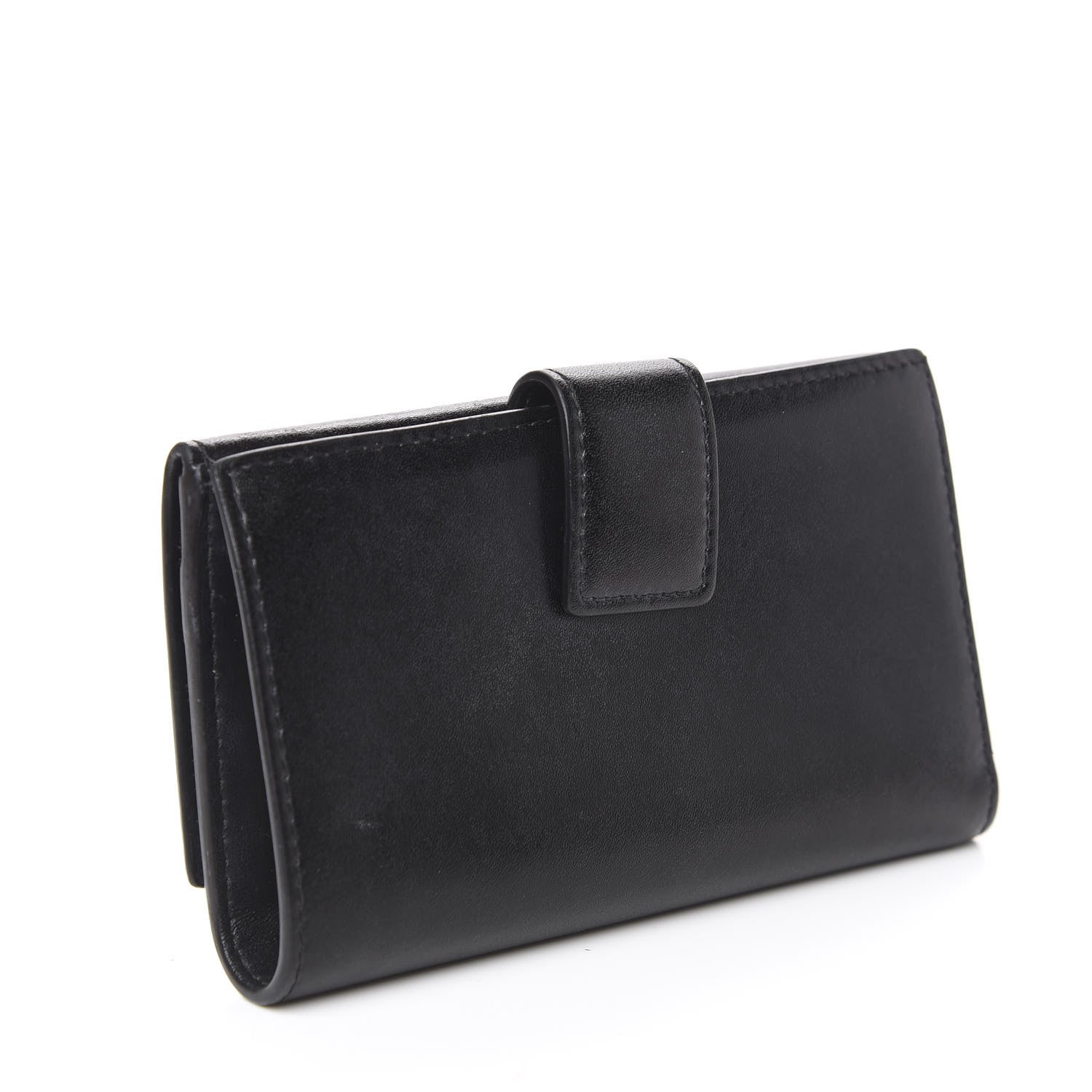 Fendi Vitello Studded French Wallet Black 2 of 11