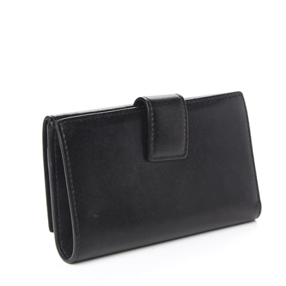 Fendi Vitello Studded French Wallet Black 2 of 11