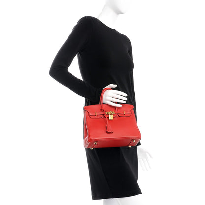 Hermes Swift Birkin 25 Vermillion 2 of 29