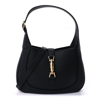 Gucci Pebbled Calfskin Small Jackie 1961 Hobo  Black 1 of 8