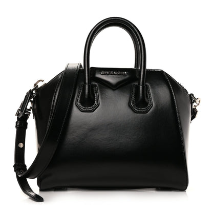 Givenchy Shiny Lord Calfskin Mini Antigona Black 1 of 8