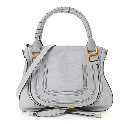 Chloe Calfskin Medium Marcie Satchel Light Cloud 1 of 9