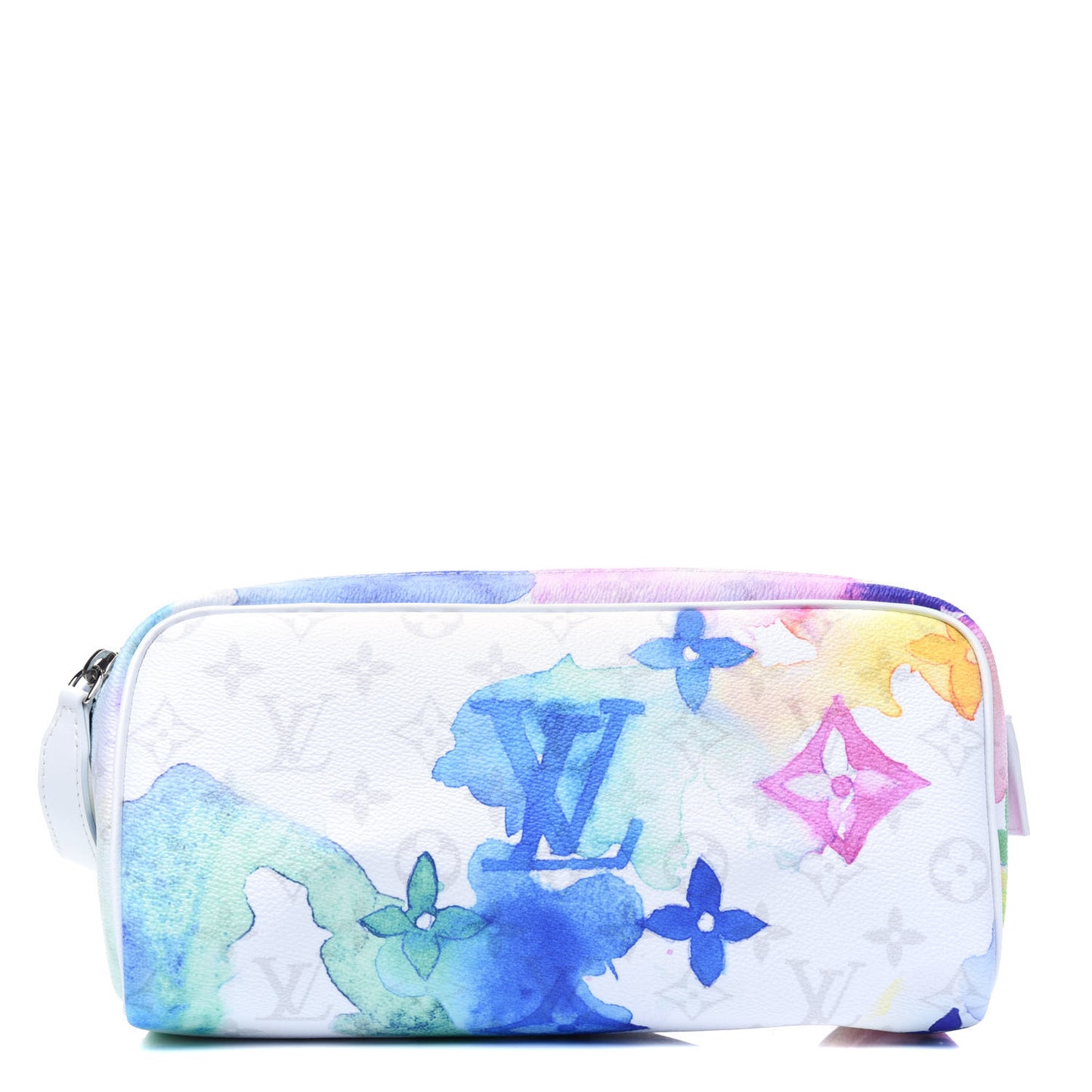 Monogram Watercolor Dopp Kit Toilet Pouch Multicolor