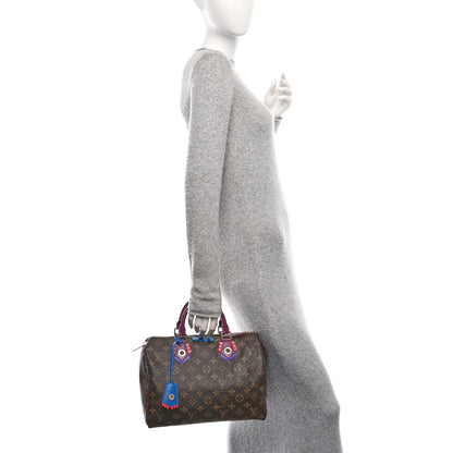 Louis Vuitton Monogram Totem Speedy 30 Magenta 2 of 12