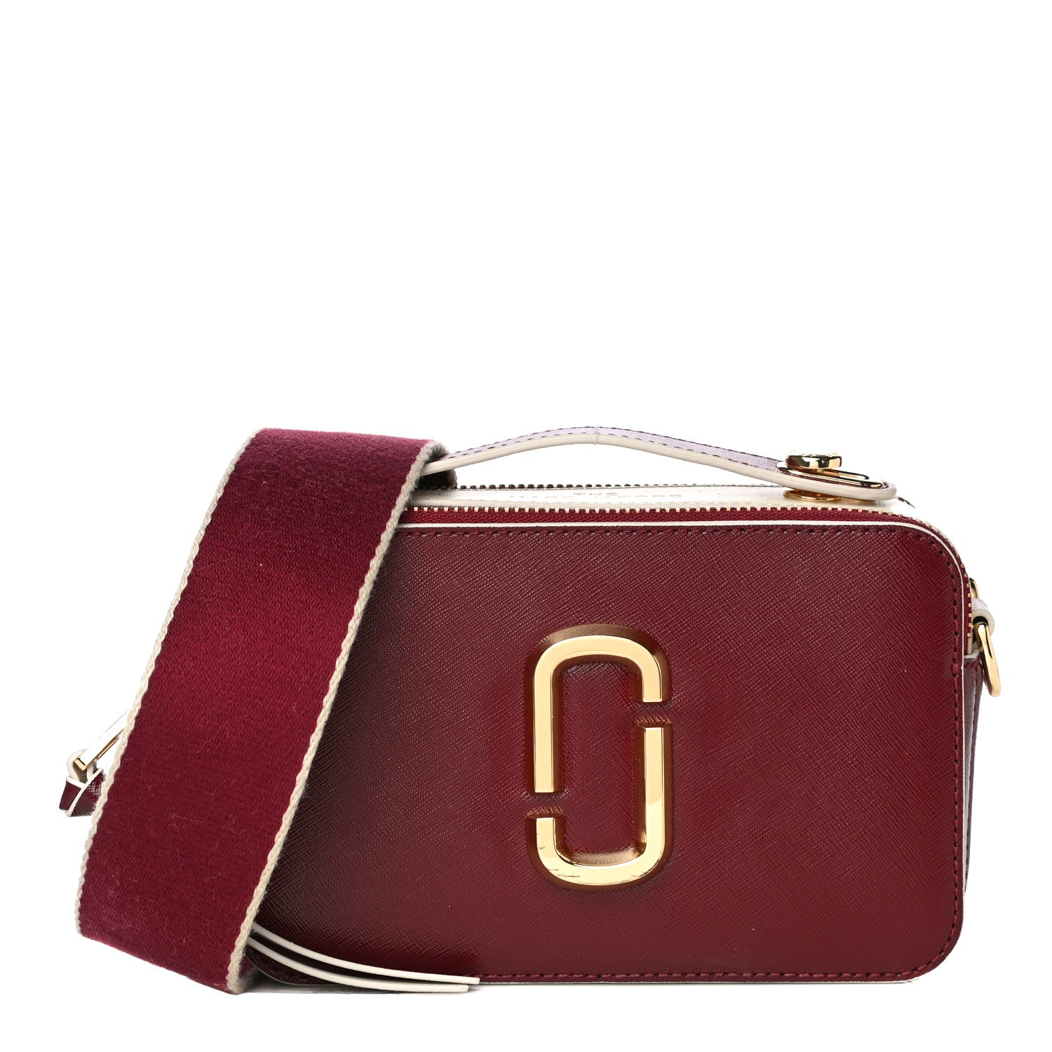 Marc Jacobs Saffiano Large The Sure Shot Camera Bag Red Multicolor 1 of 13