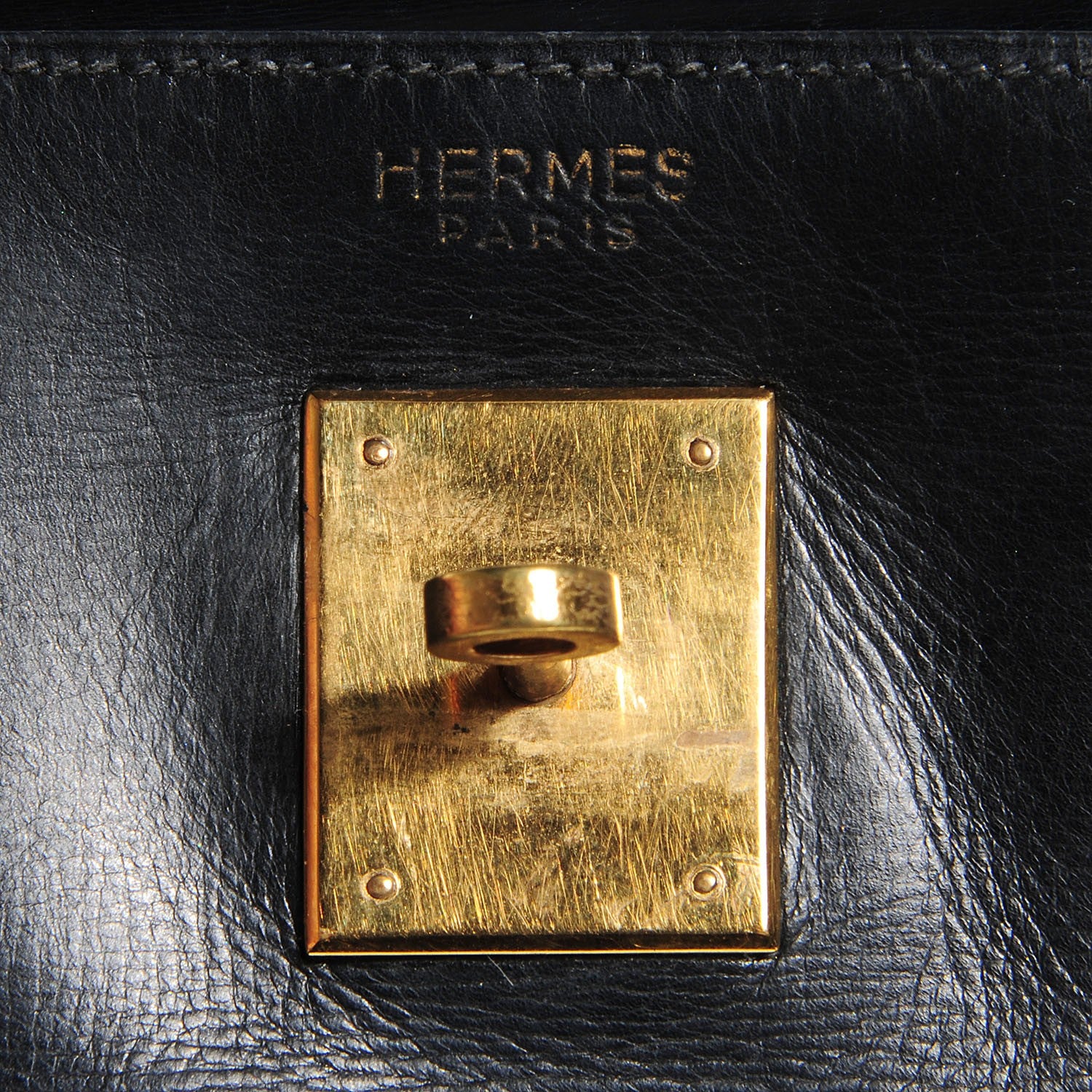 Hermes Box Kelly Retourne 35 Black 9 of 20