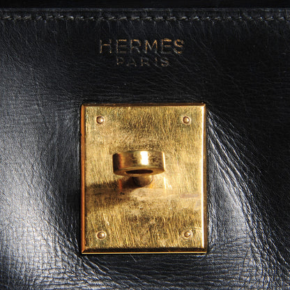 Hermes Box Kelly Retourne 35 Black 9 of 20