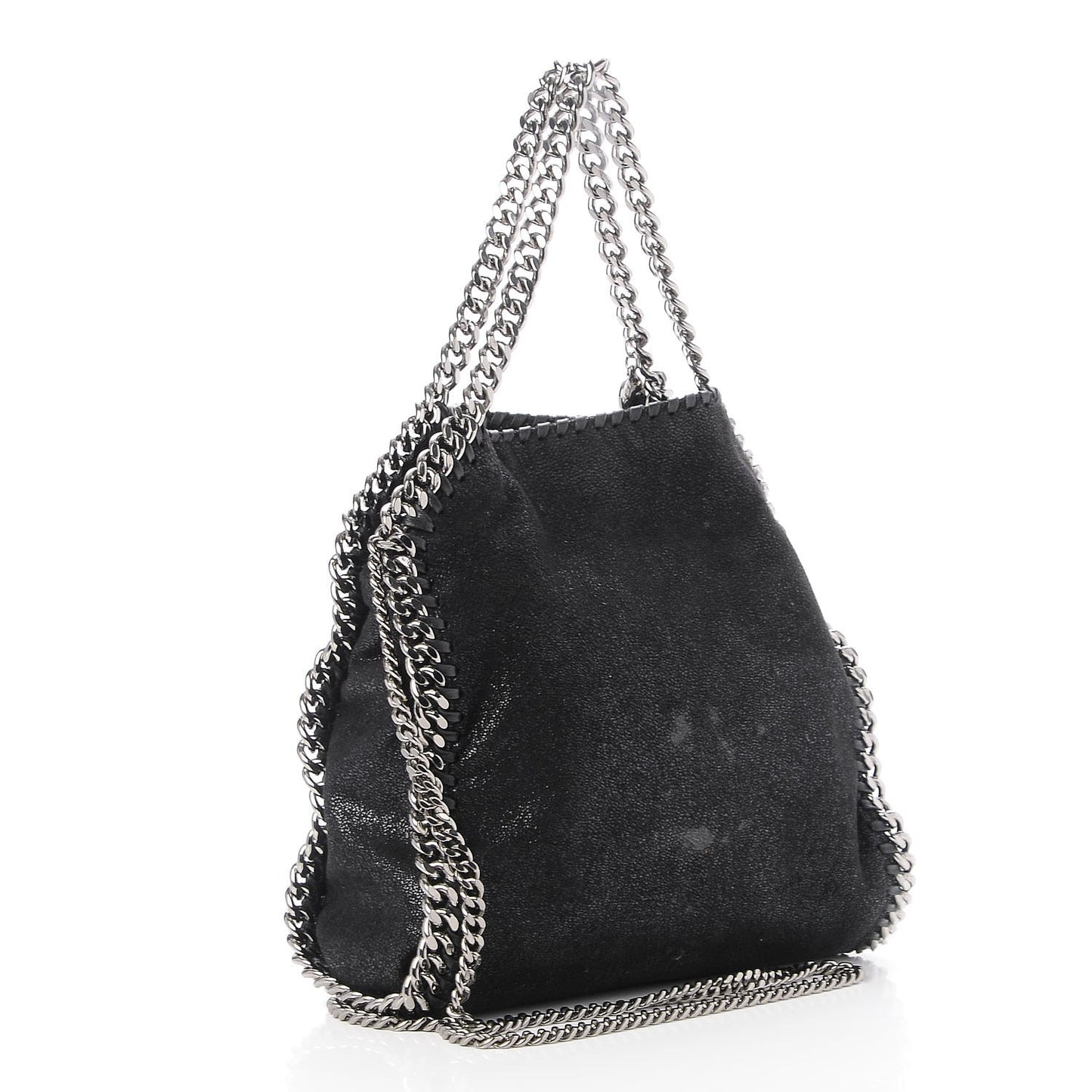 Shaggy Deer Mini Falabella Tote Black
