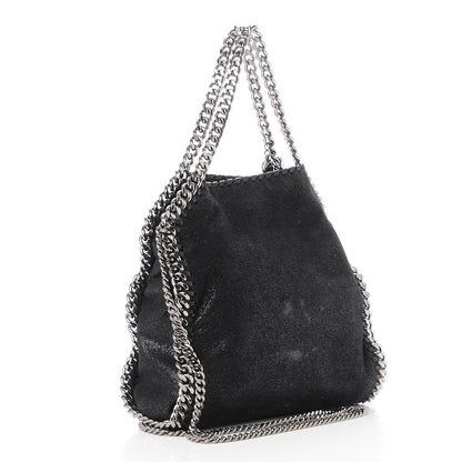 Stella McCartney Shaggy Deer Mini Falabella Tote Black 4 of 12