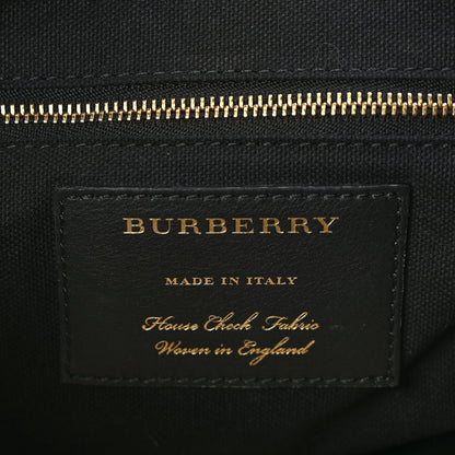 Burberry Grainy Calfskin House Check Medium Banner Tote 5 of 8