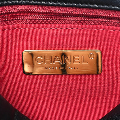 Chanel Lambskin Quilted Medium Chanel 19 Flap Black 5 of 9