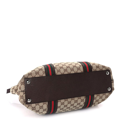 Gucci Monogram Large Web Joy Tote Brown 3 of 8