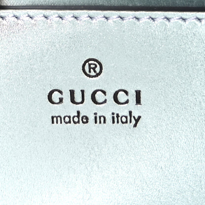 Gucci Iridescent Nappa Chevron Matelasse Small GG Marmont Chain Shoulder Bag Iridescent Salvy Green 5 of 8