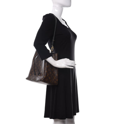 Louis Vuitton Monogram Neonoe MM Black 2 of 8