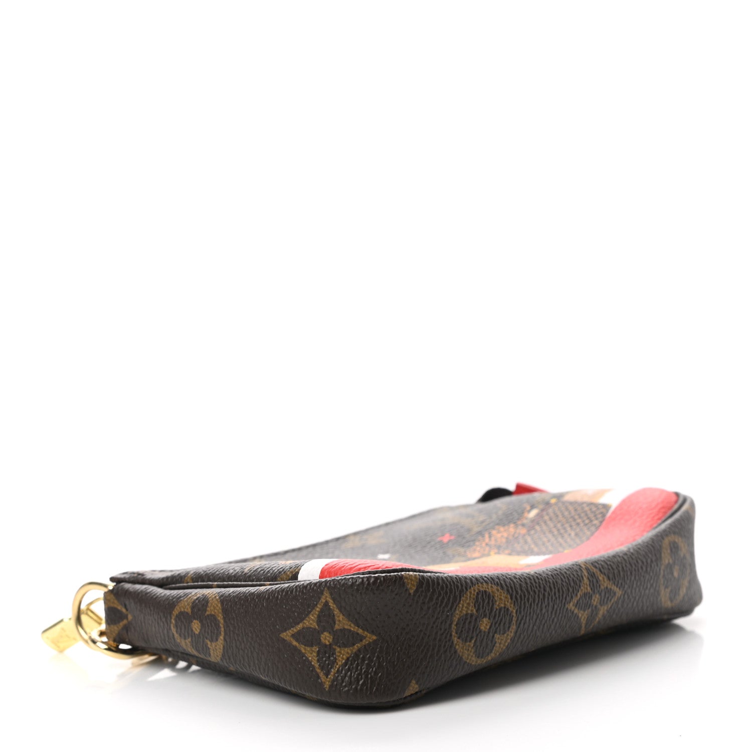 Louis Vuitton Monogram 2018 Christmas Animation Mini Cats Pochette Accessories 4 of 7