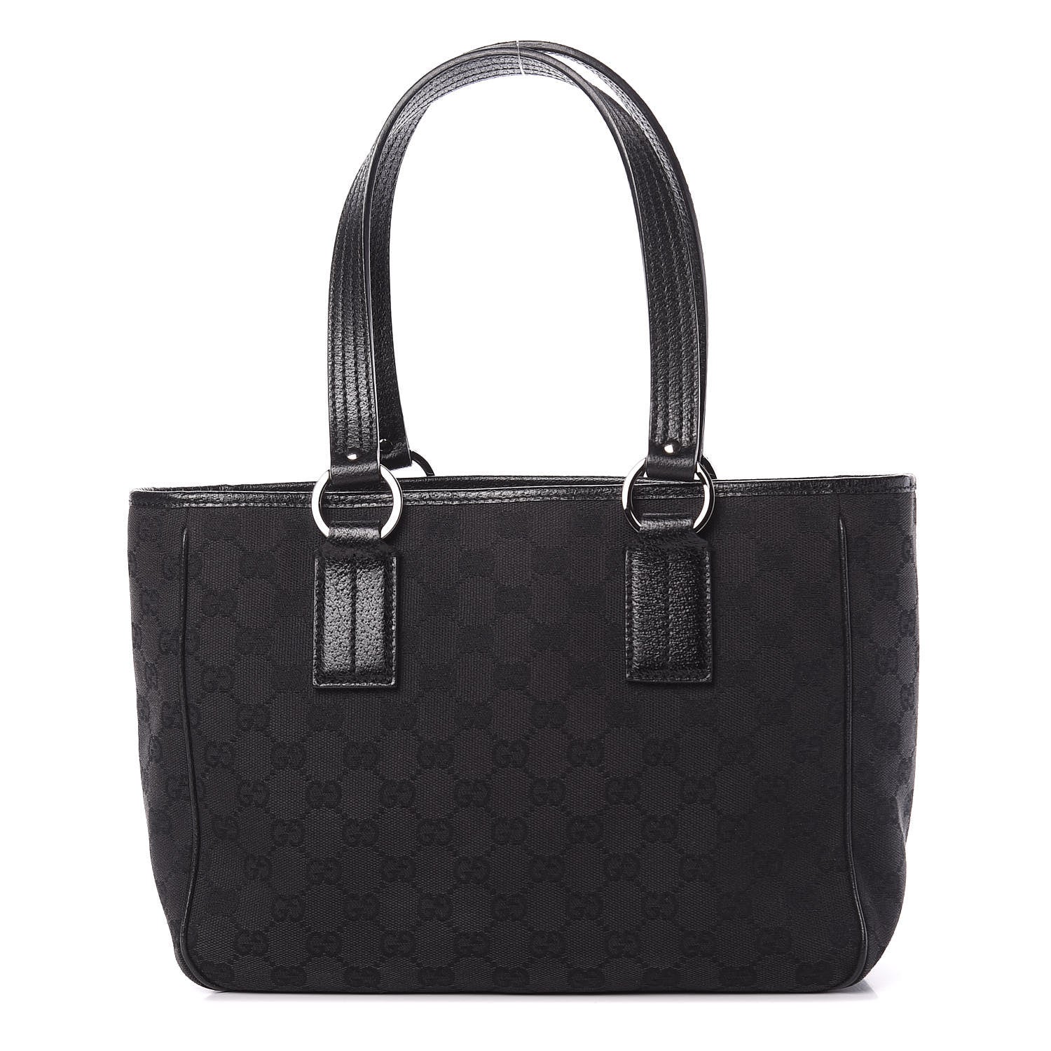 Gucci Monogram Medium Tote Black 1 of 10
