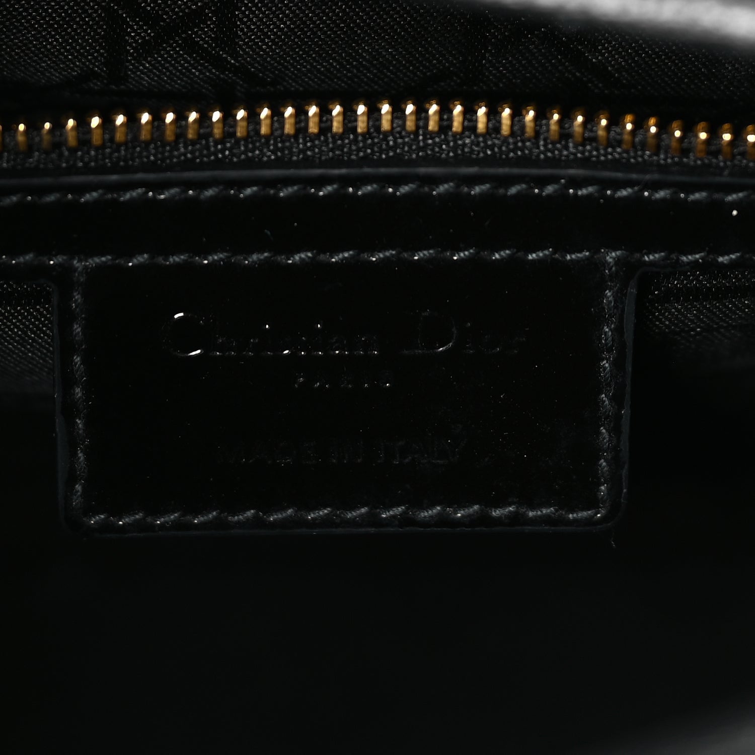Christian Dior Patent Cannage Large Lady Dior Black 5 of 7