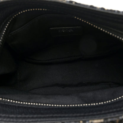 Christian Dior Oblique Mini Soft Saddle Bag Beige Black 5 of 8