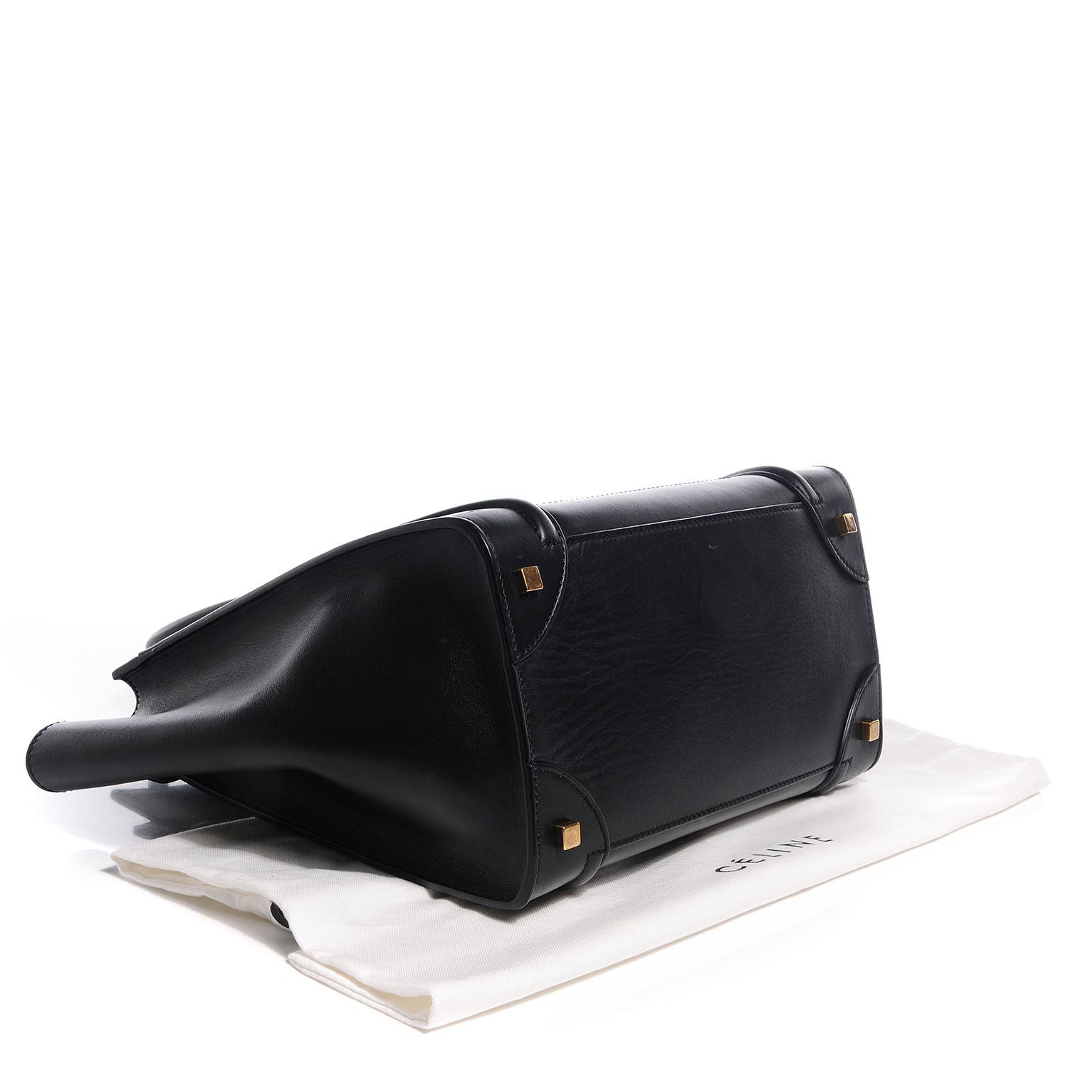 Celine Palmelato Calfskin Mini Luggage Bag Black 4 of 8