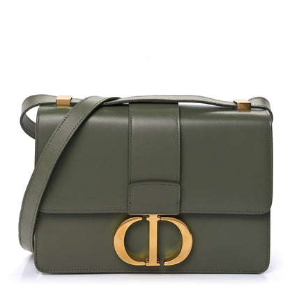 Christian Dior Smooth Calfskin 30 Montaigne Flap Bag Mint Green 1 of 8