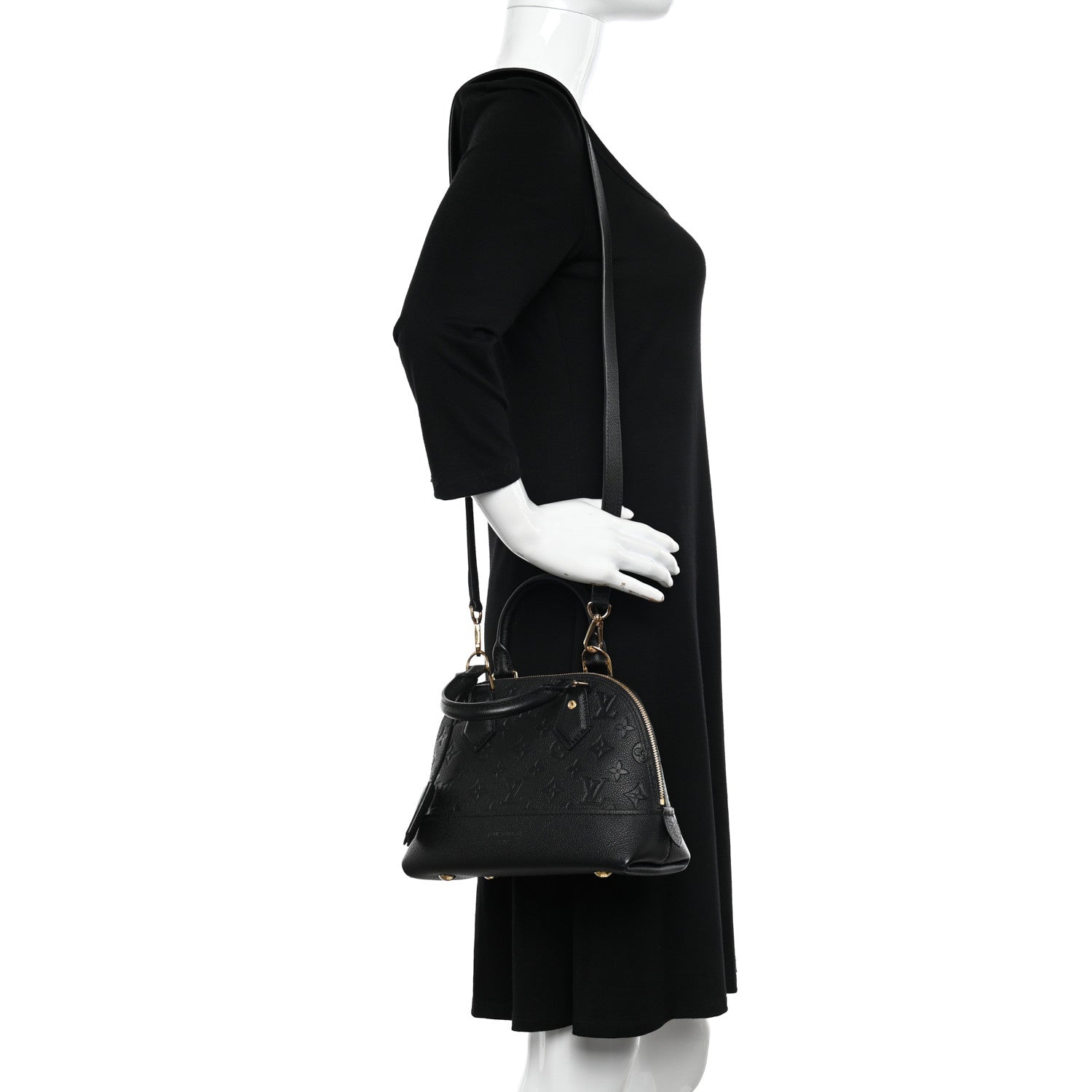 Louis Vuitton Empreinte Neo Alma BB Black 2 of 11