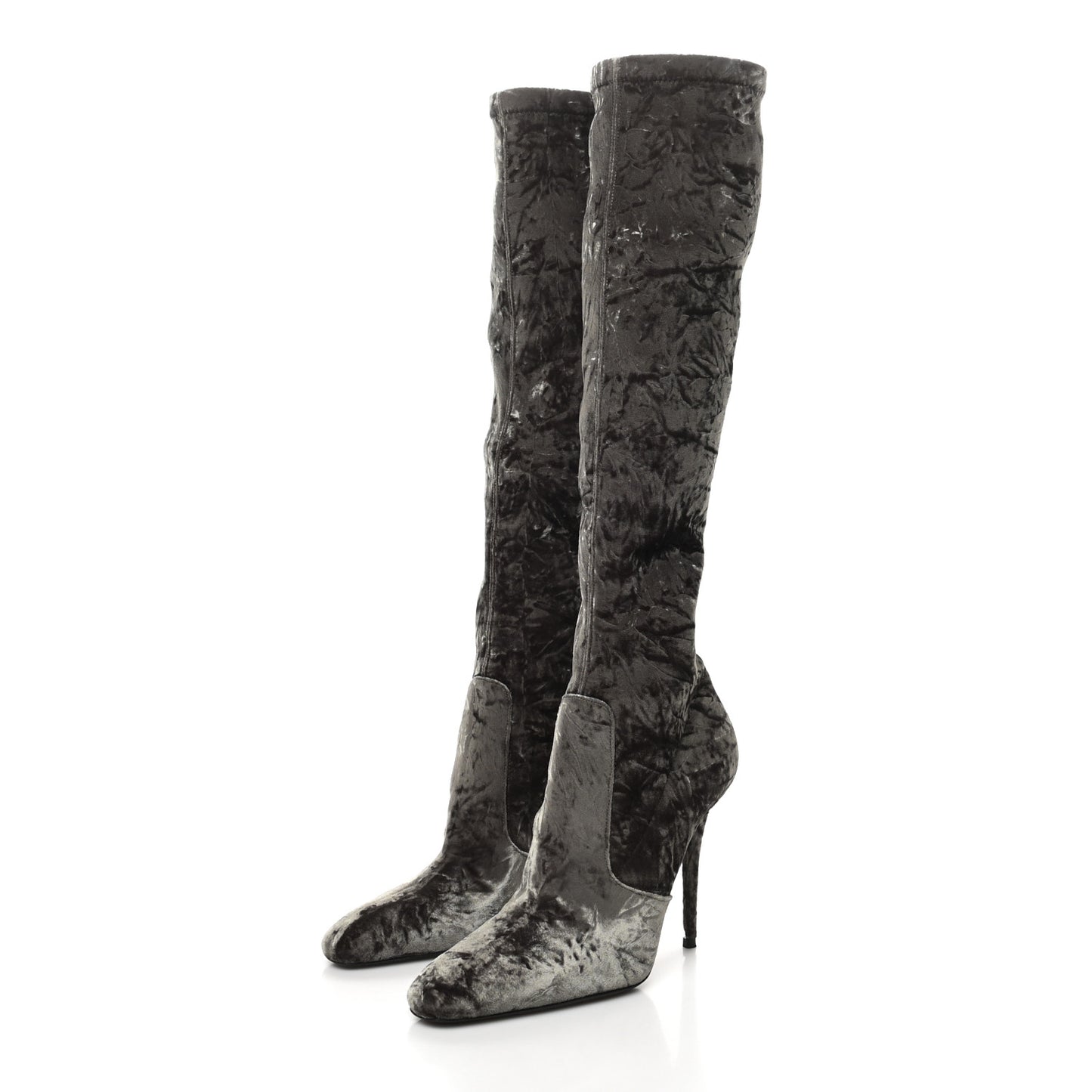 Velvet Ella Knee High Boots 40 Grey