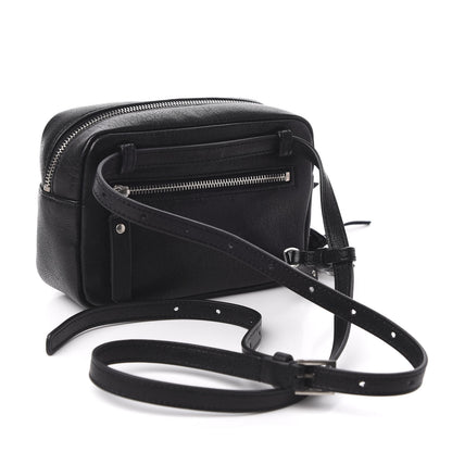 Saint Laurent Lambskin Monogram Lou Belt Bag Black 3 of 9