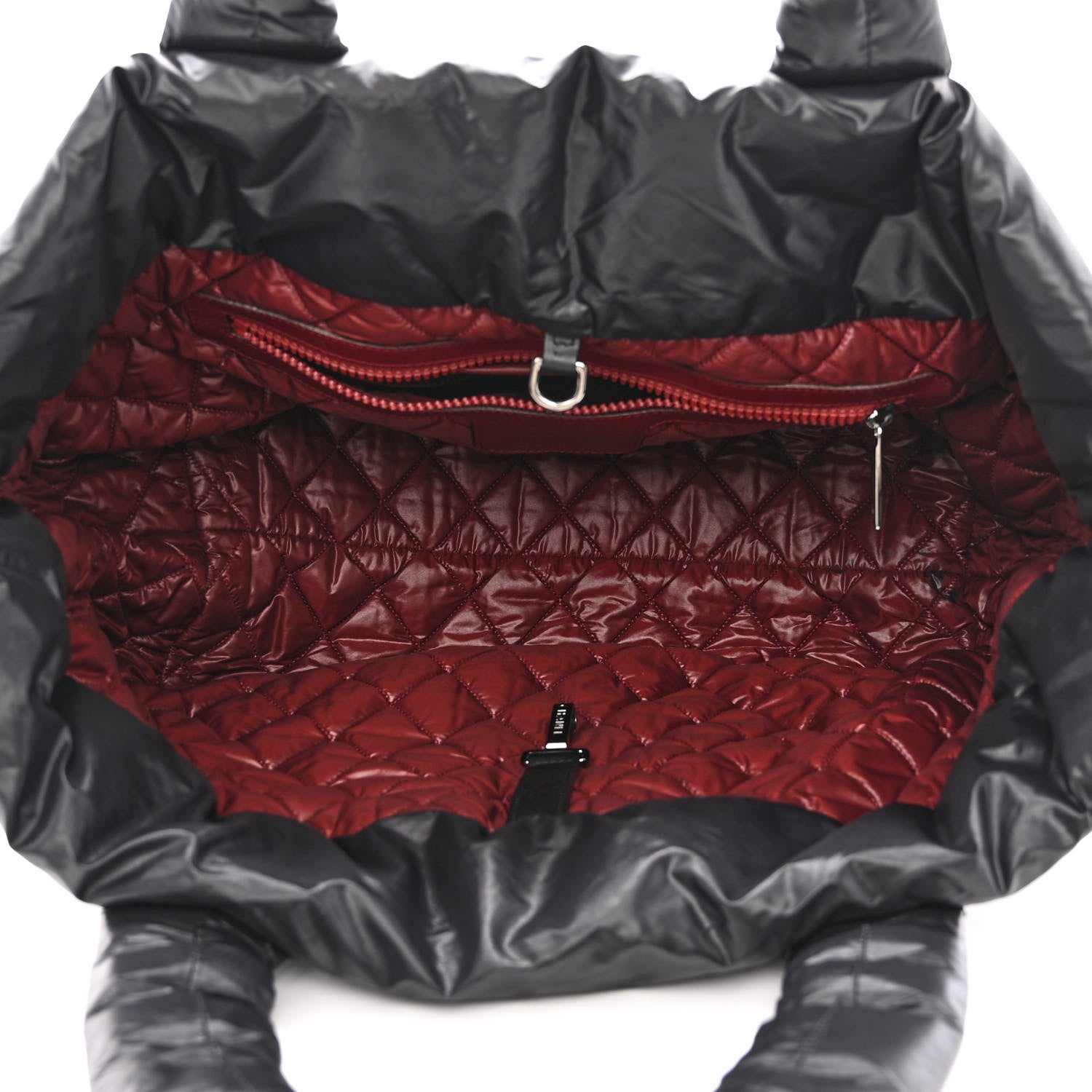 Chanel Nylon Quilted Medium Coco Cocoon Reversible Tote Black 5 of 10