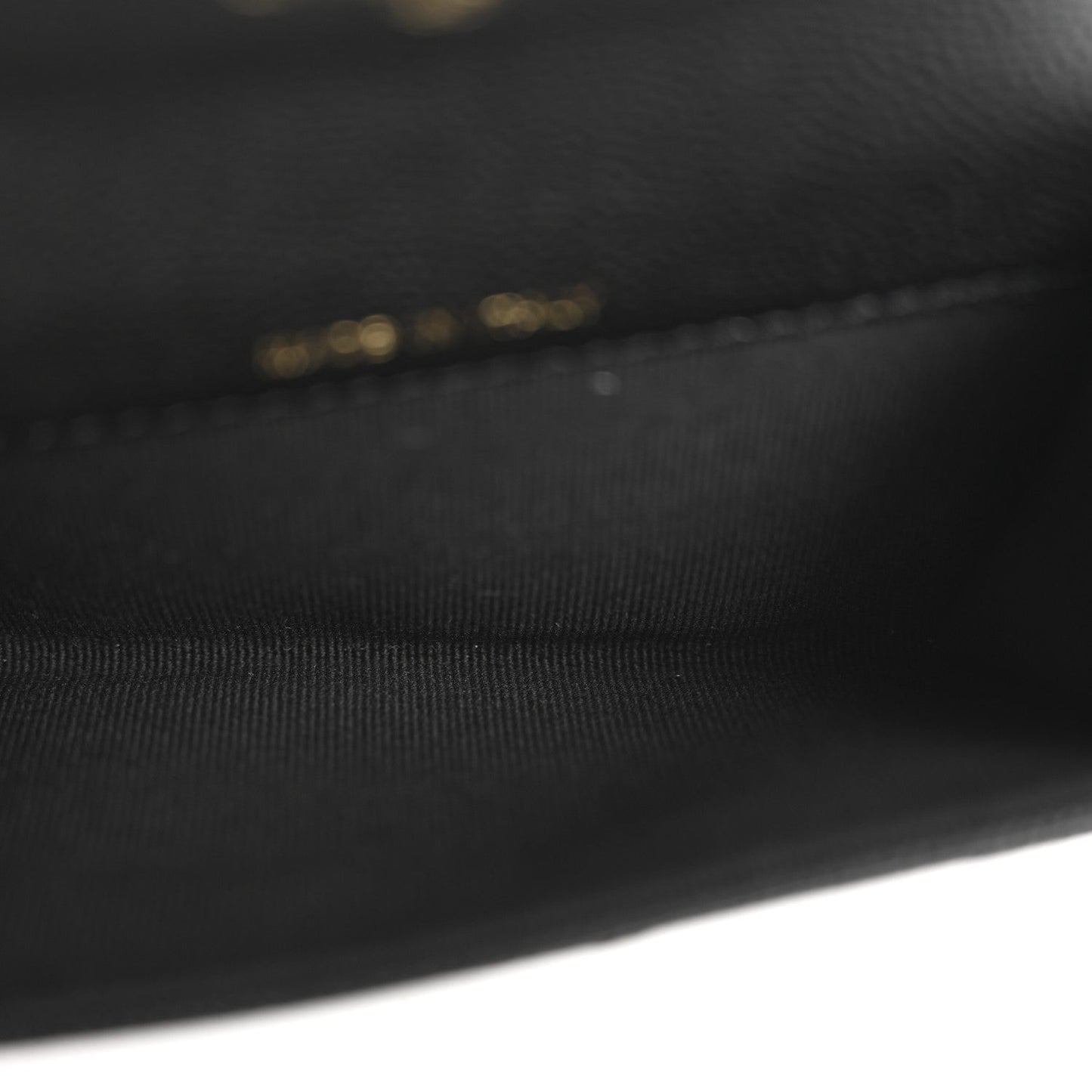 Caviar Quilted Boy Flap Card Holder Black