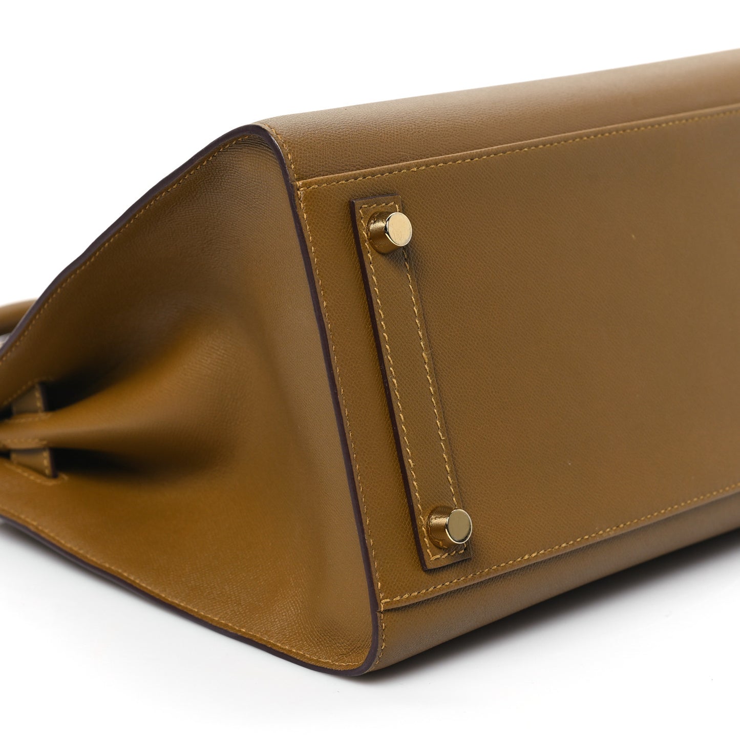 Madame Calfskin Birkin Sellier 30 Bronze Dore