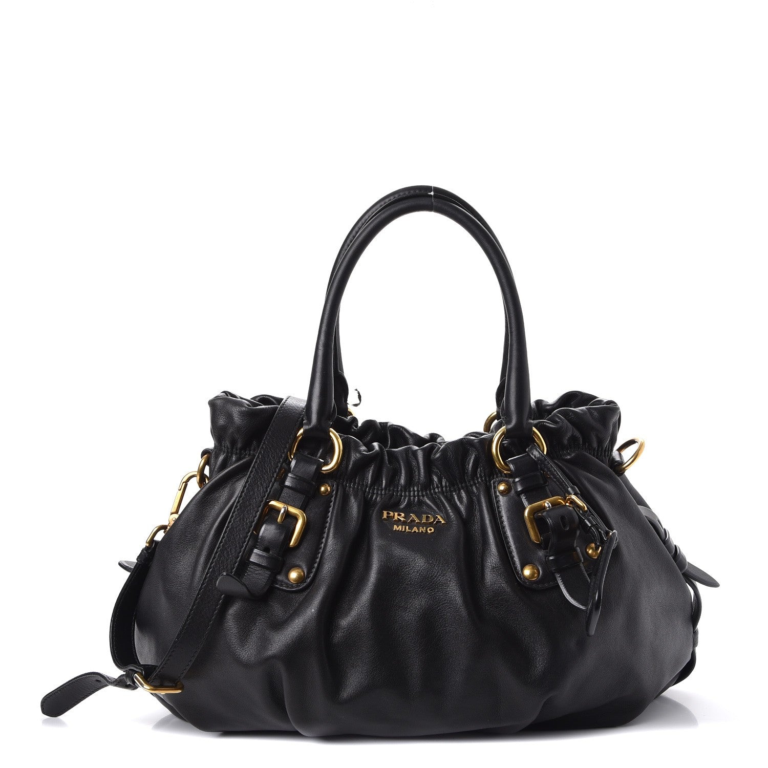 Prada Soft Calf Tote Nero Black 1 of 12