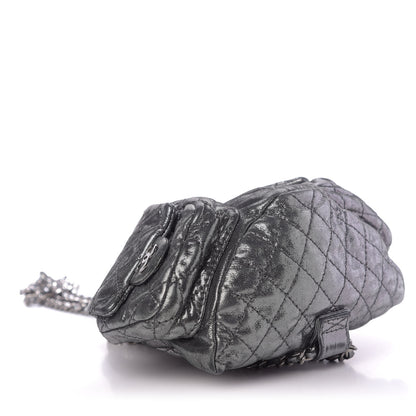 Chanel Iridescent Calfskin Mini Backpack Is Back Silver 3 of 8