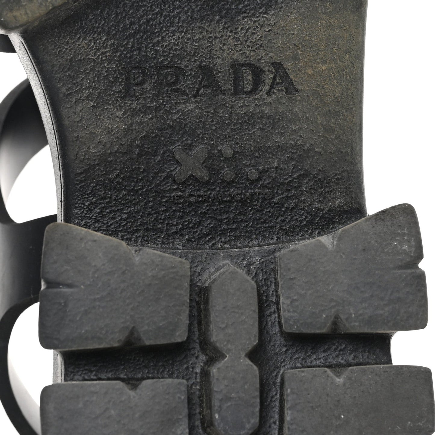 Foam Rubber Triangle Logo Monolith 55mm Cage Sandals 39 Black
