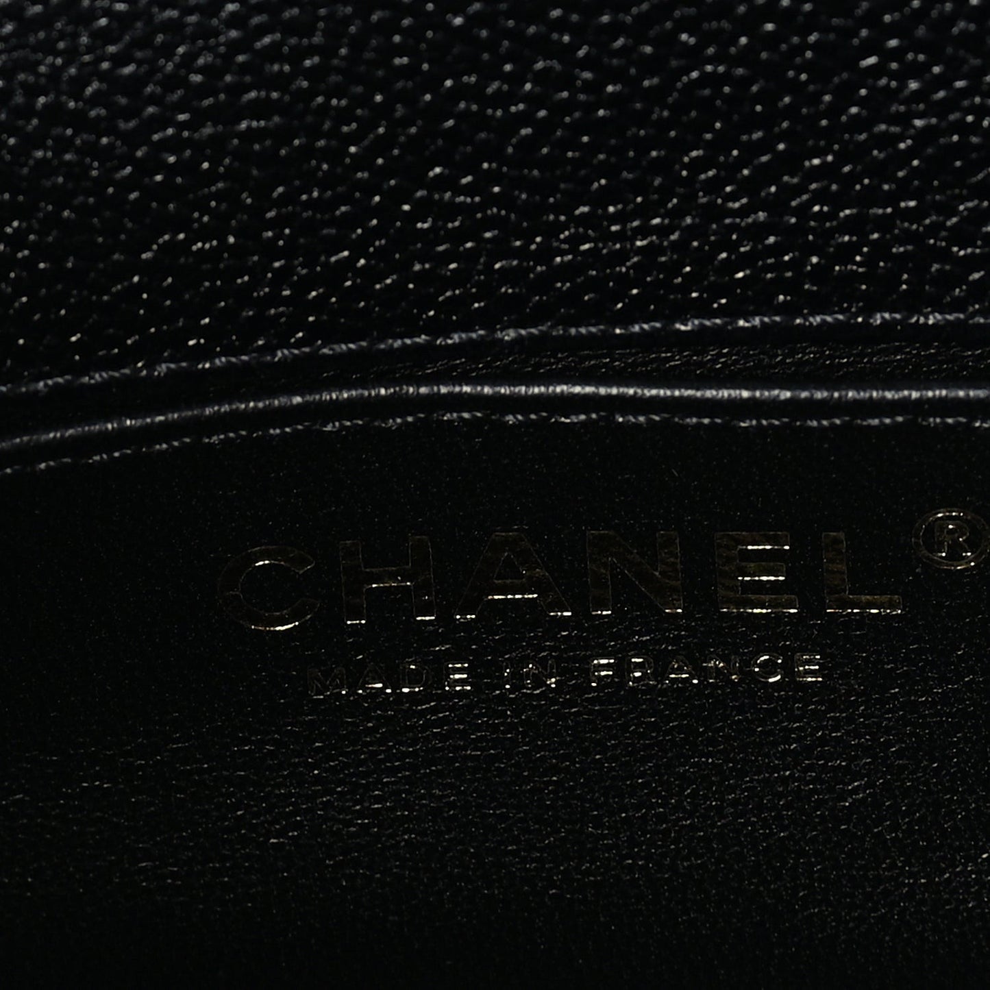 Caviar Chevron Quilted Mini Boy Flap Black