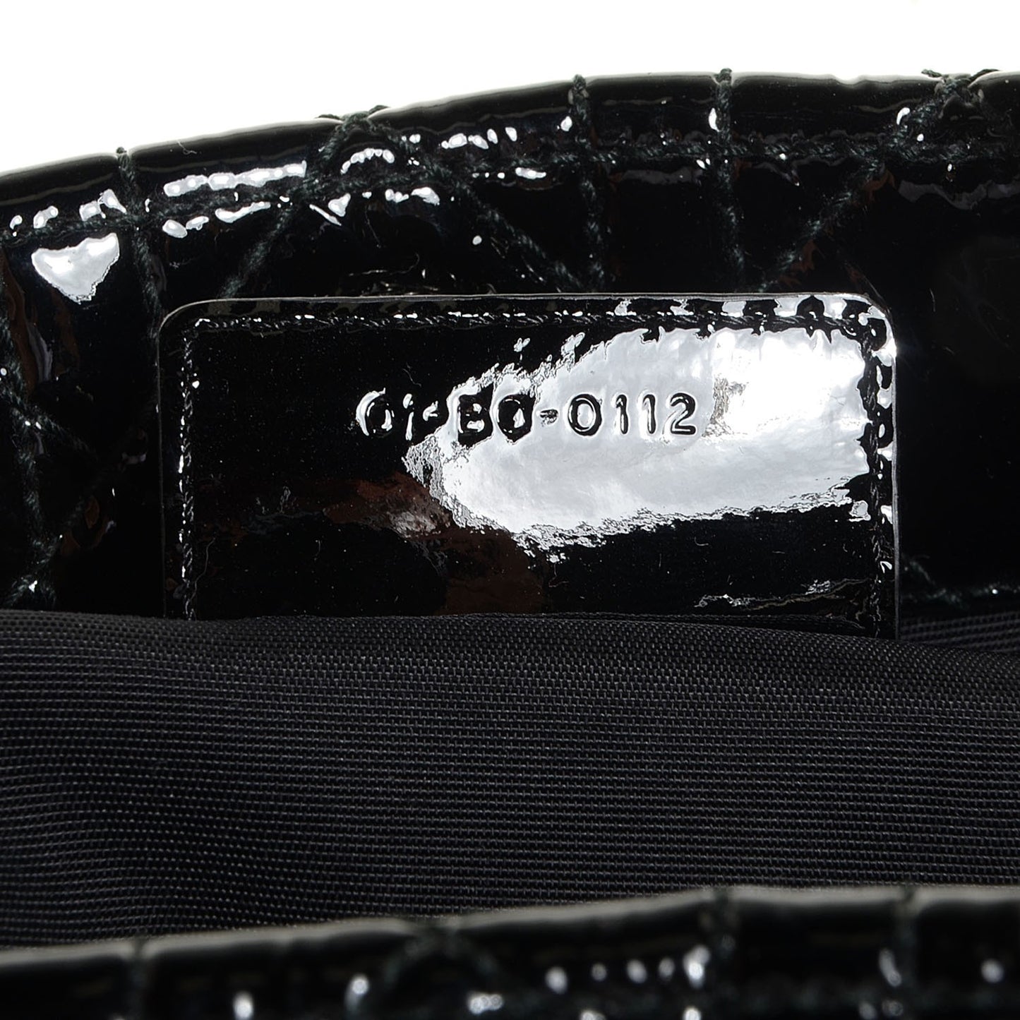 Patent Cannage Dior Soft Shopping Tote Black