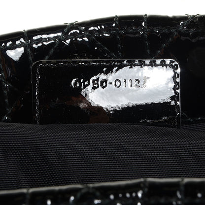 Christian Dior Patent Cannage Dior Soft Shopping Tote Black 8 of 8