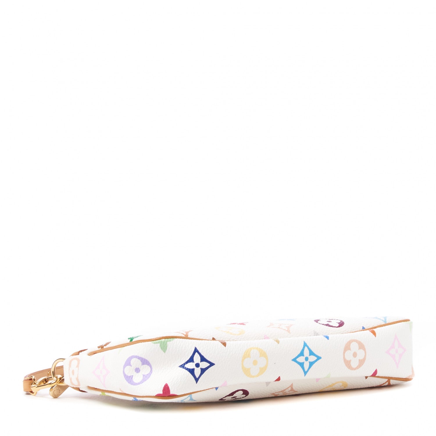 Louis Vuitton Monogram Multicolor Pochette Accessories White 3 of 8