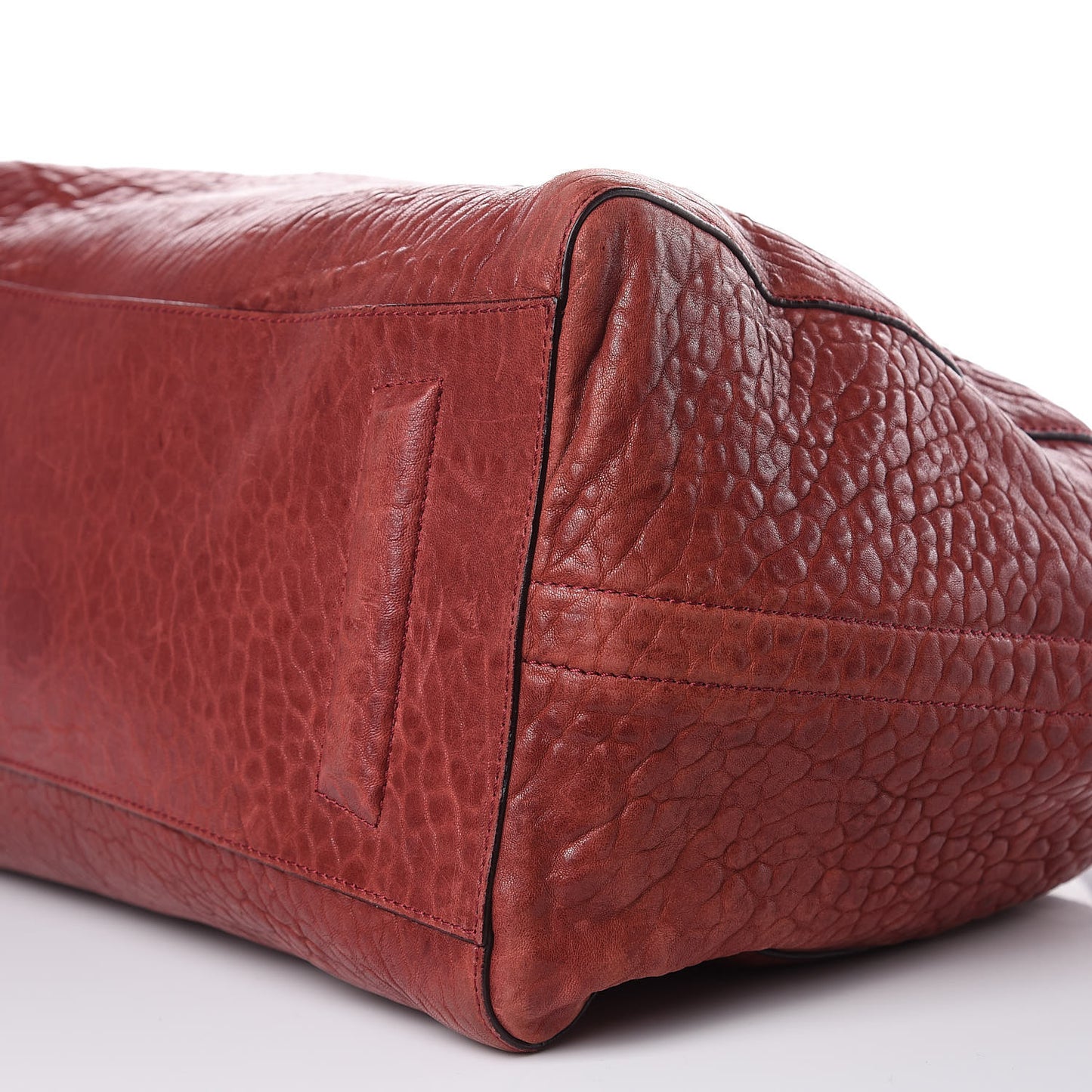 Pebbled Lambskin Large Soft Antigona Brick