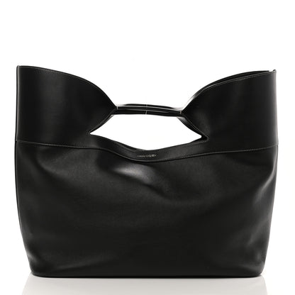 Alexander McQueen Calfskin Large The Bow Bag Black 3 of 10
