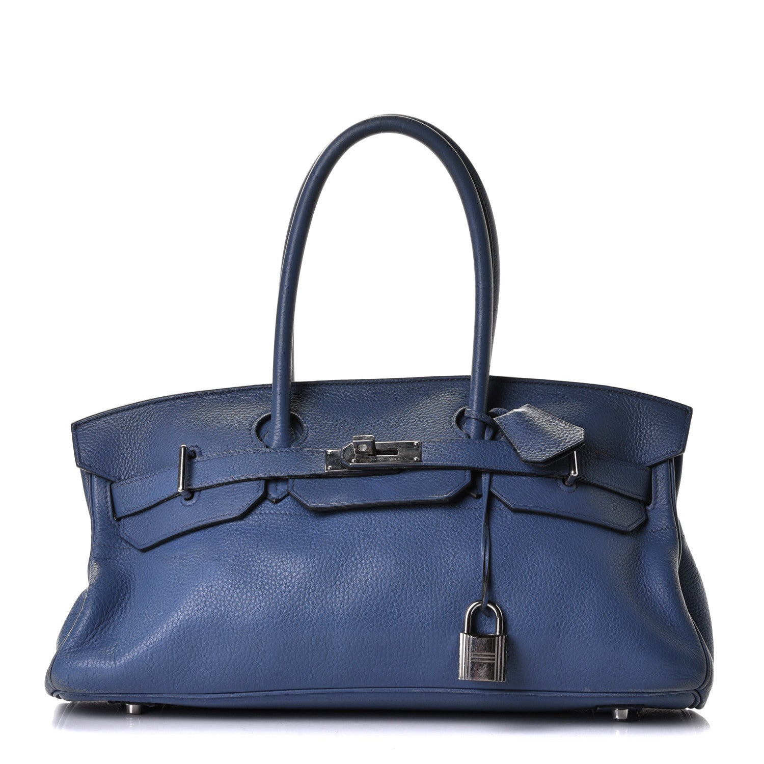 Hermes Taurillon Clemence JPG Birkin 42 Bleu Brighton 1 of 5