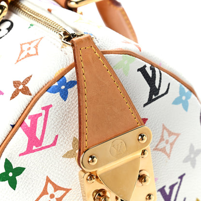 Louis Vuitton Monogram Multicolor Speedy 30 White 19 of 23